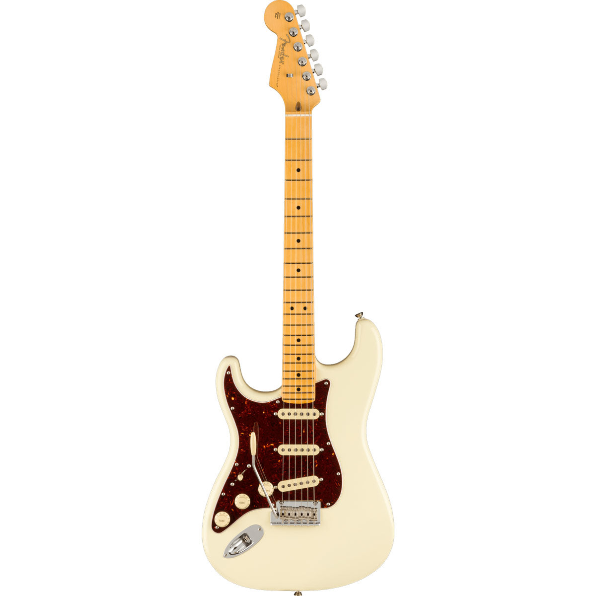 Fender American Professional II Stratocaster Left-Hand, Maple Fingerboard - Olympic White