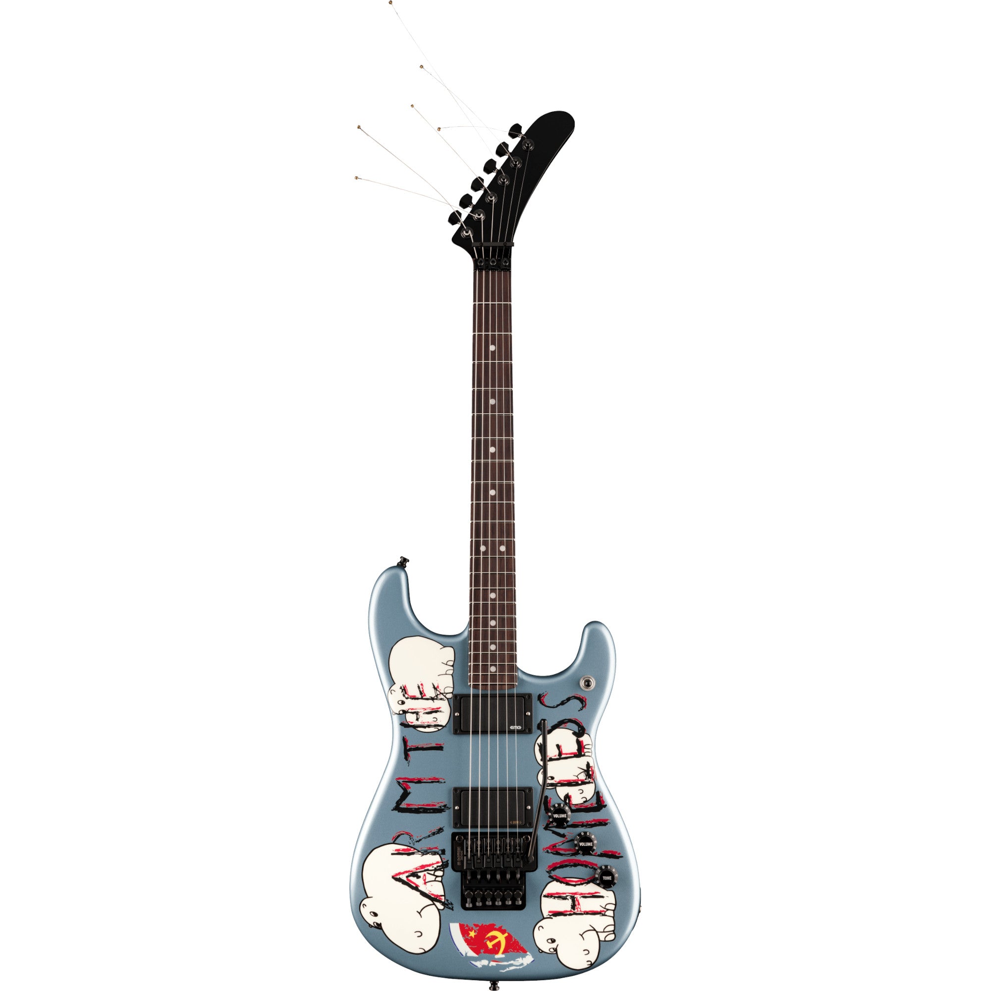 FENDER Tom Morello "Arm The Homeless", Rosewood Fingerboard, Blue Ice Metallic