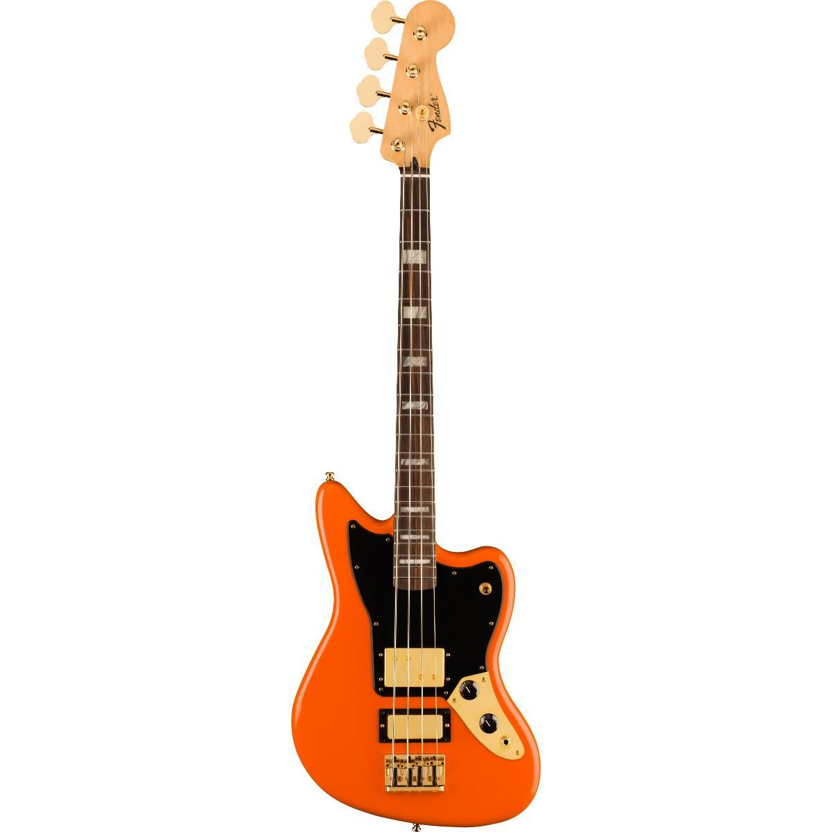 Fender Limited Edition Mike Kerr Jaguar® Bass, Rosewood Fingerboard, Tiger's Blood Orange