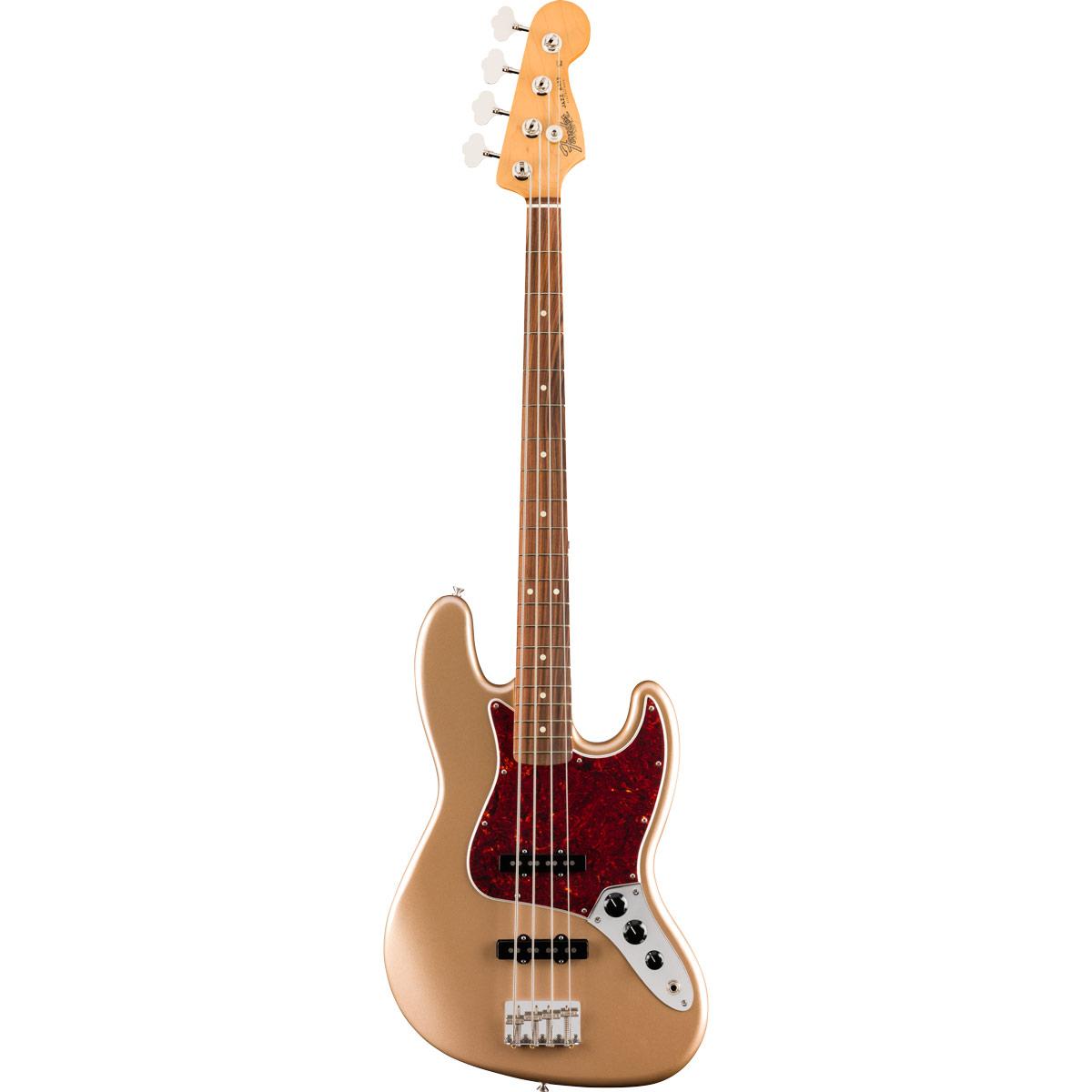 Fender Vintera '60s Jazz Bass, Pau Ferro Fingerboard - Firemist Gold
