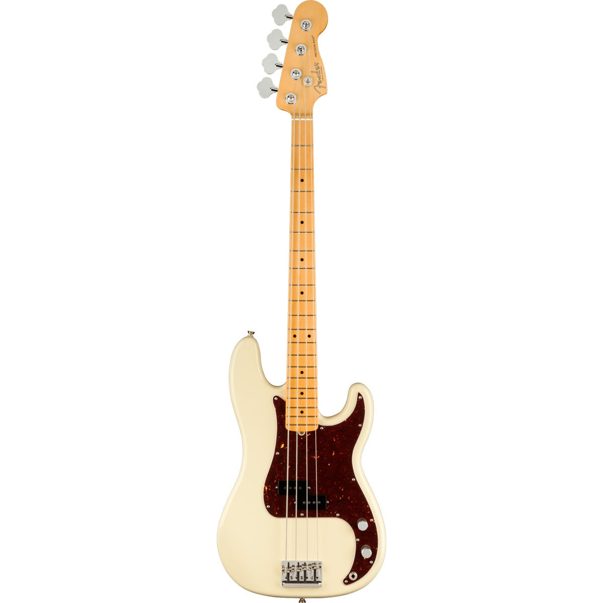 Fender American Professional II Precision Bass, Maple Fingerboard - Olympic White