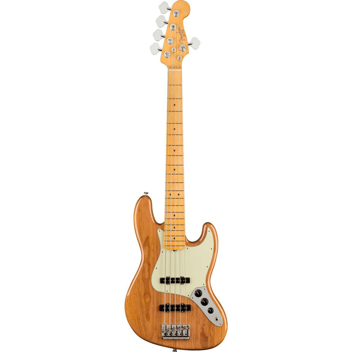 Fender American Professional II Jazz Bass V, Maple Fingerboard, Roasted Pine