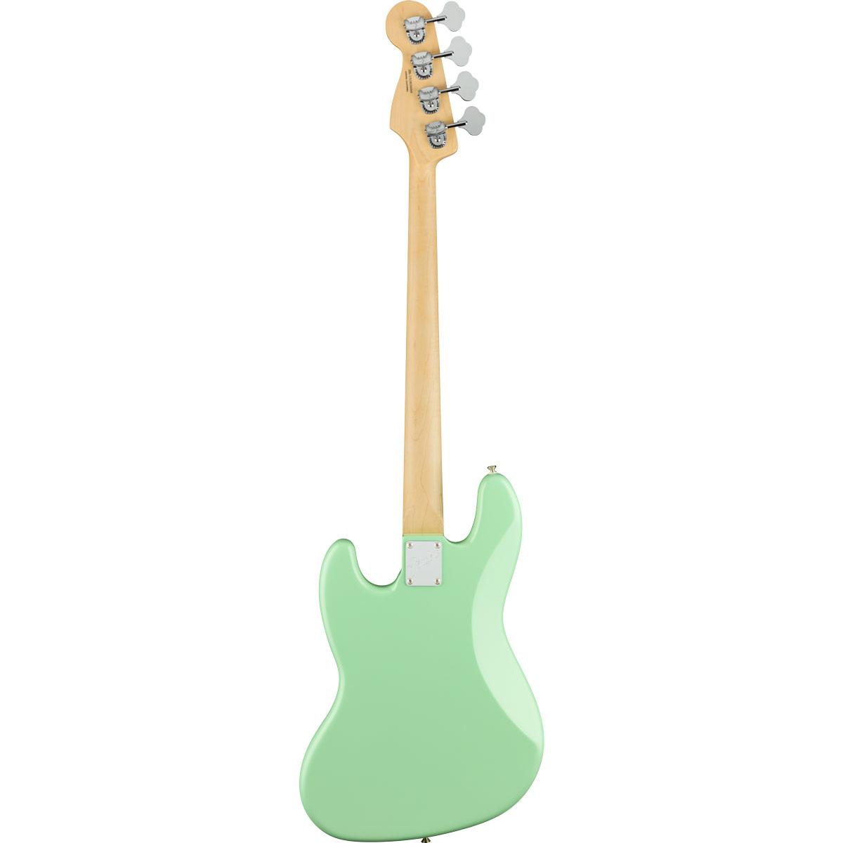 Fender American Performer Jazz Bass, Maple Fingerboard, Satin Surf Green