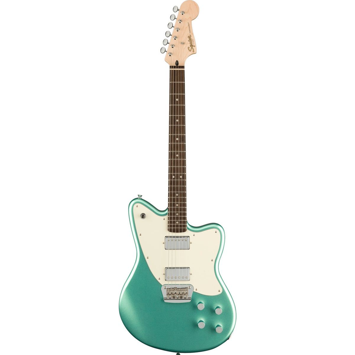Squier Paranormal Toronado, Laurel Fingerboard, Parchment Pickguard - Mystic Seafoam