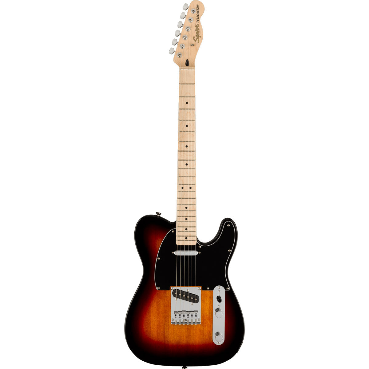 Squier Affinity Series Telecaster, Maple Fingerboard, Black Pickguard - 3-Color Sunburst