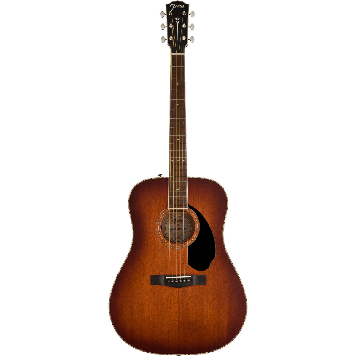 Fender PD-220E Dreadnought, All Mahogany, Ovangkol Fingerboard - Aged Cognac Burst