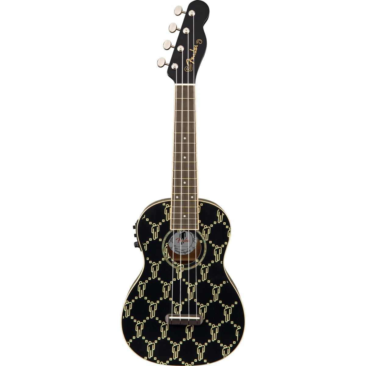Fender Billie Eilish Uke, Walnut Fingerboard - Black