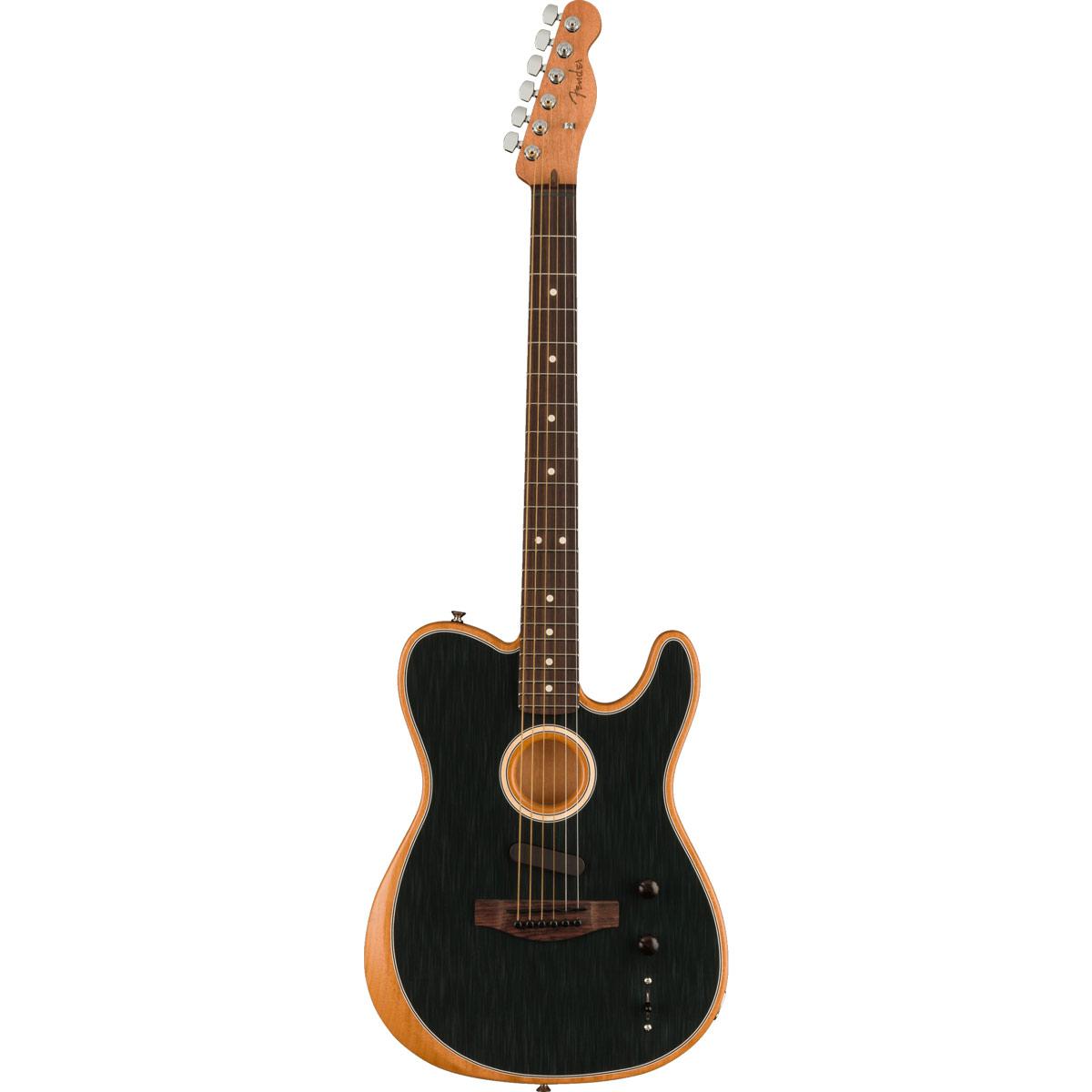 Fender Acoustasonic Player Telecaster, Rosewood Fingerboard - Brushed Black