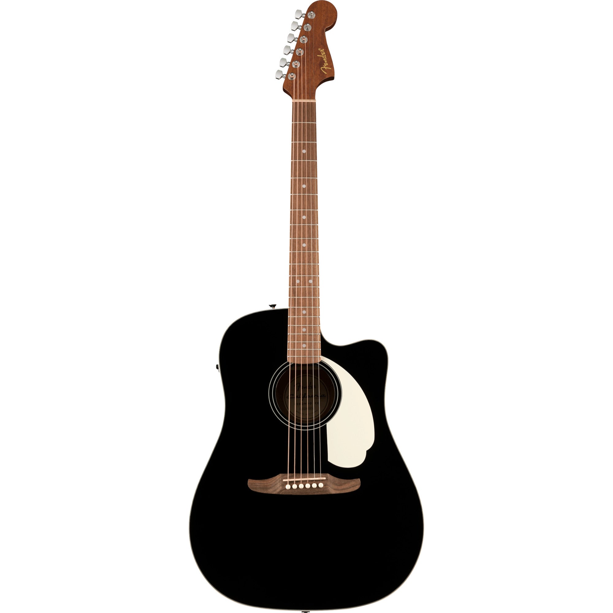FENDER California Standard Redondo CE, Spruce Top, Ivory Pickguard, Black