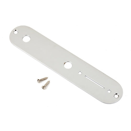 Fender Vintage Telecaster Control Plate, 2-Hole - Chrome