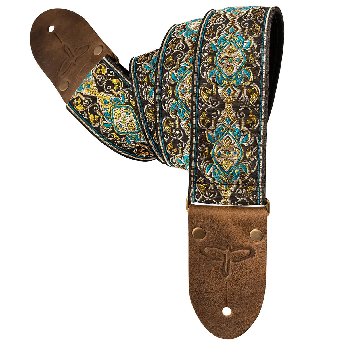 PRS Paul Reed Smith 2” Retro Guitar Strap - Teal/Gold