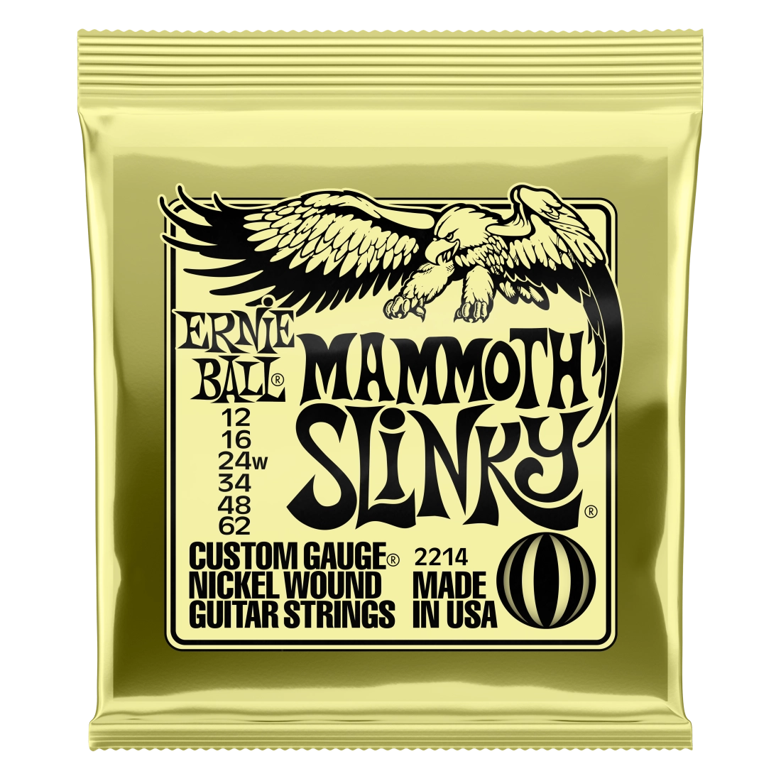 Ernie Ball Mammoth Slinky 12-62 Electric Strings