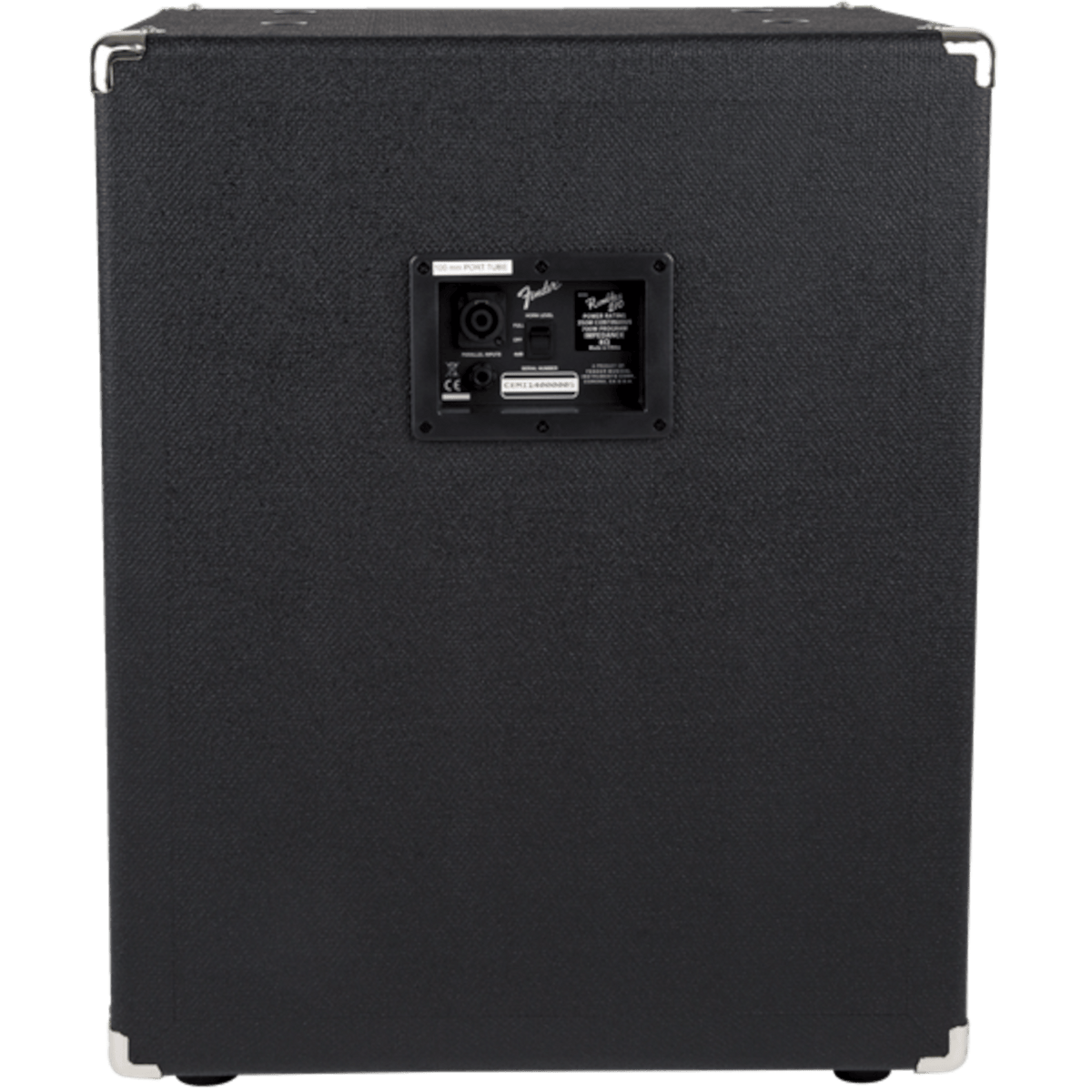 FENDER Rumble 210 Cabinet, Black and Silver