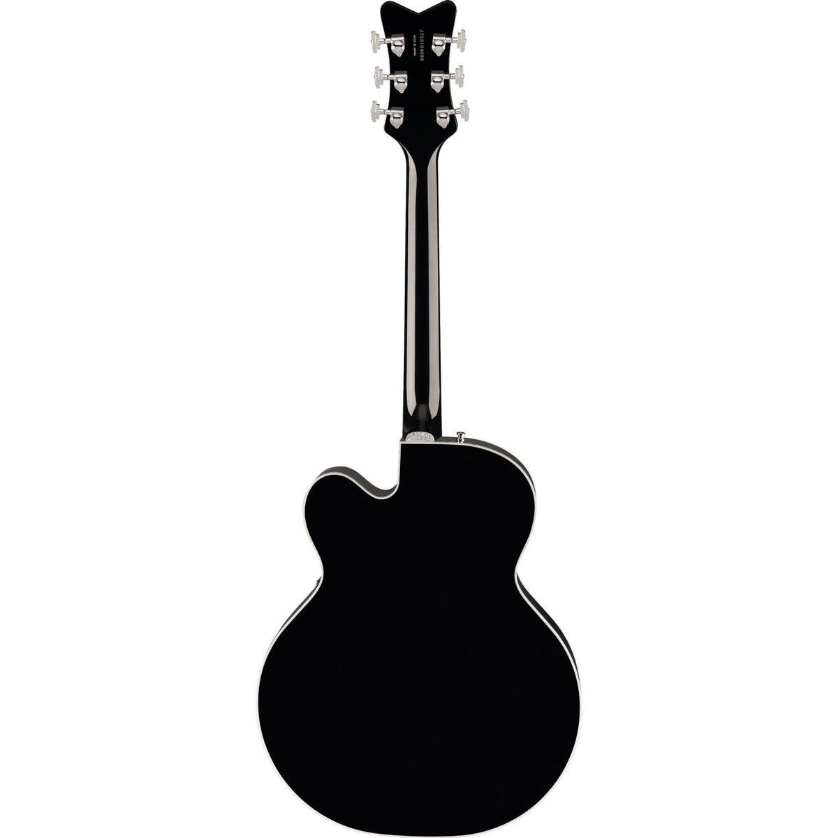 GRETSCH Falcon Hollow Body with String-Thru Bigsby and Chrome Hardware, Ebony Fingerboard, Black