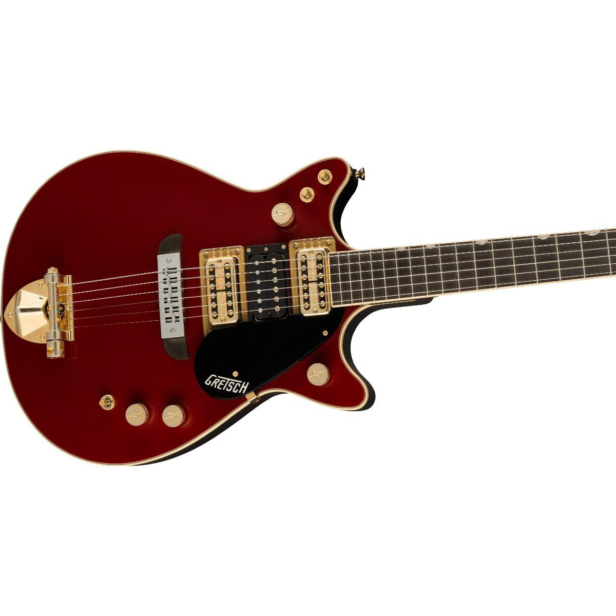 Gretsch G6131-MY-RB Limited Edition Malcolm Young Signature Jet™, Ebony Fingerboard, Vintage Firebird Red