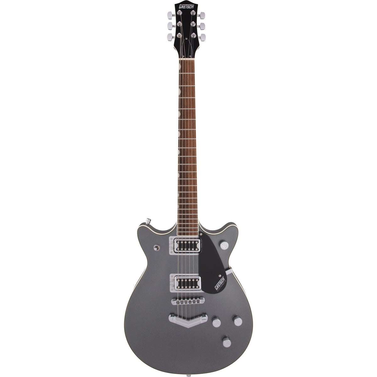 Gretsch G5222 Electromatic Double Jet BT with V-Stoptail, Laurel Fingerboard - London Grey