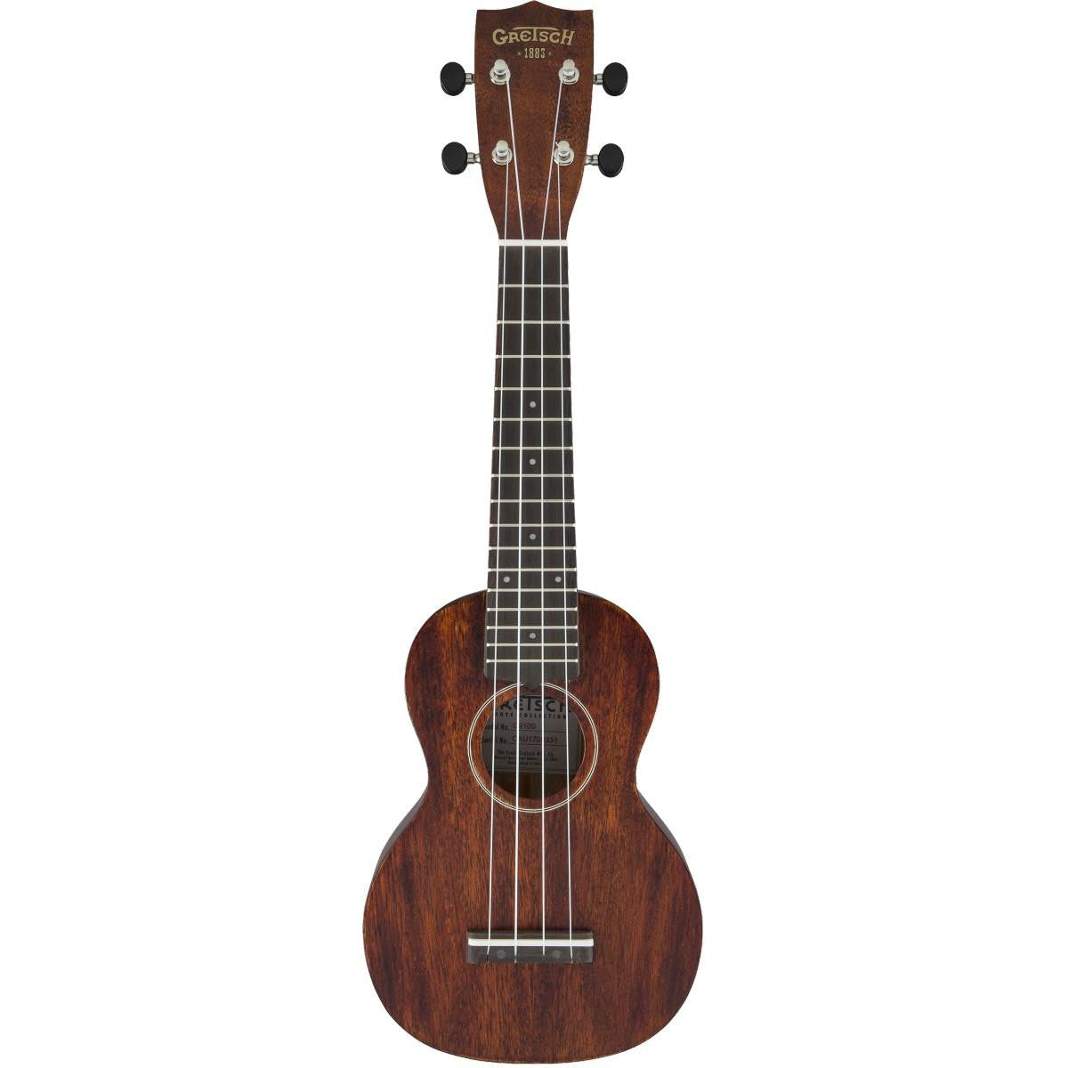 Gretsch G9100 Soprano Standard Ukulele with Gig Bag, Vintage Mahogany Stain