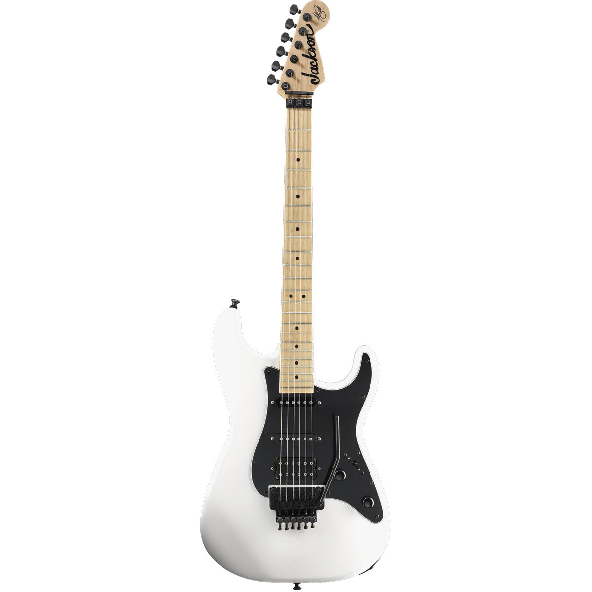 Jackson X Series Signature Adrian Smith SDXM, Maple Fingerboard - Snow White with Black Pickguard