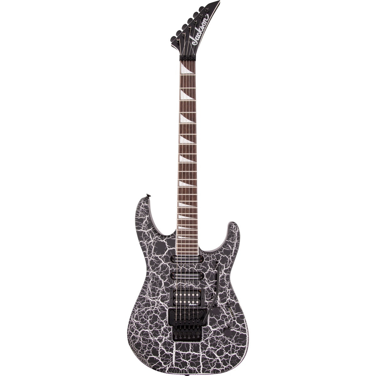 Jackson X Series Soloist SL3X DX Crackle, Laurel Fingerboard - Silver Crackle