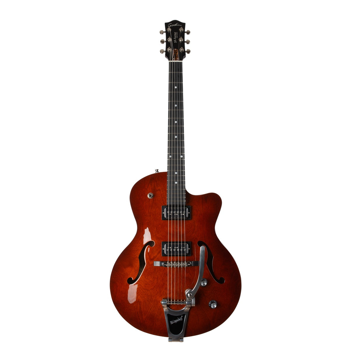 Godin 5th Ave Uptown T-Armond - Havana Burst
