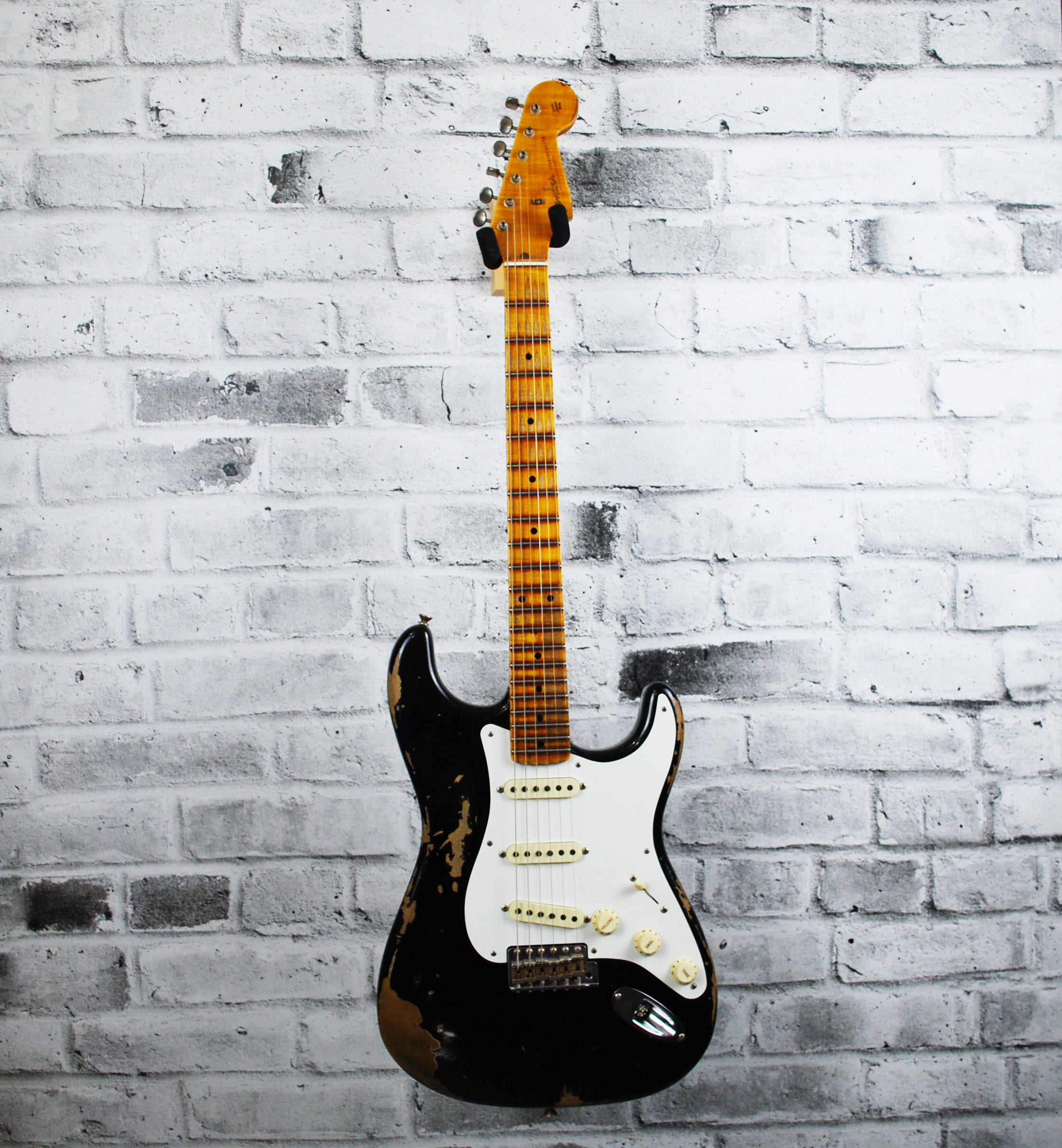 Fender 1958 Stratocaster Heavy Relic - Aged Black
