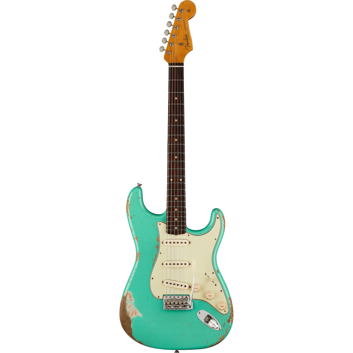 Fender 1960 Stratocaster Heavy Relic, Rosewood Fingerboard - Faded Aged Foam Green
