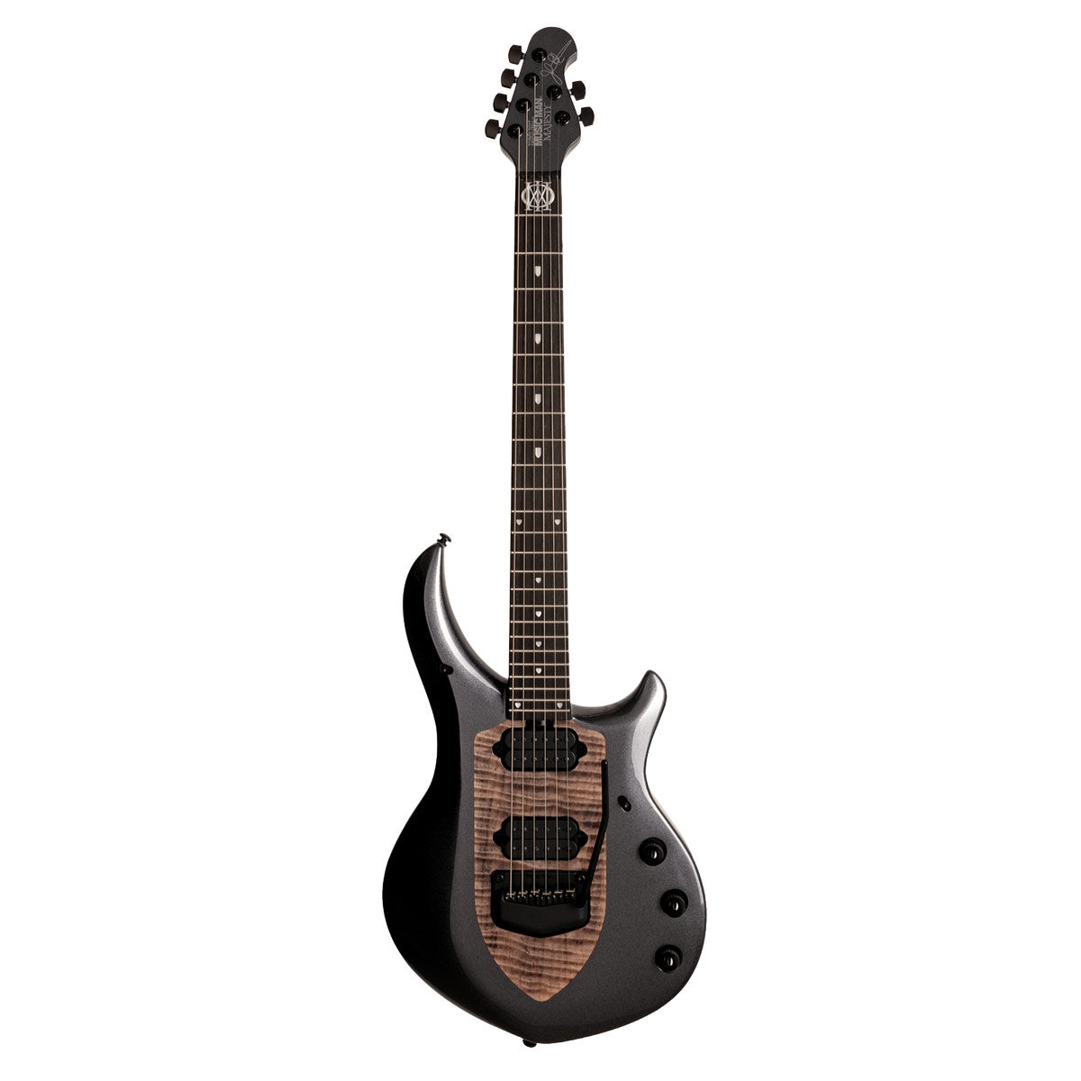 Ernie Ball Music Man John Petrucci Majesty 6 Black Hardware Electric Guitar - Smoked Pearl