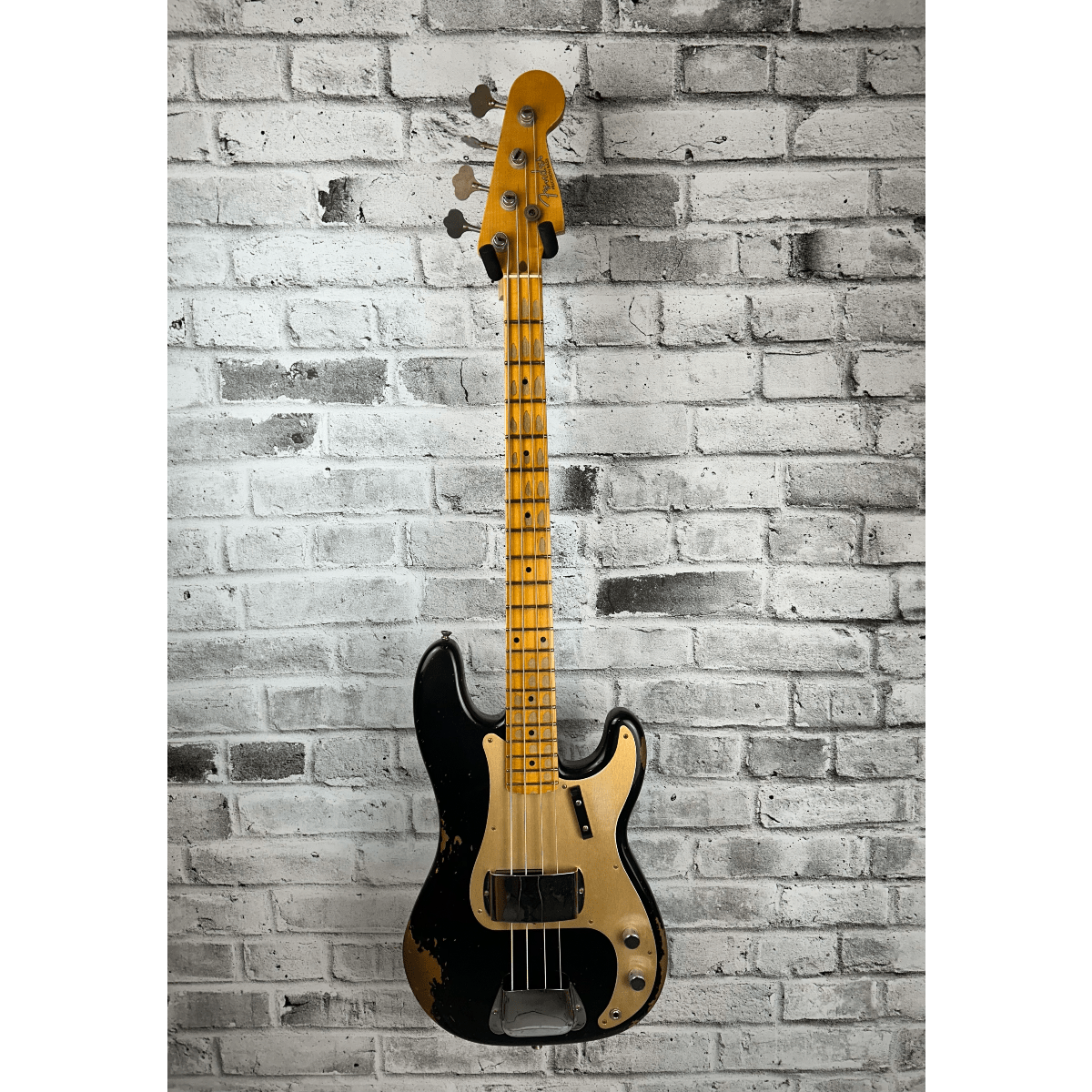Fender Custom Shop '58 P Bass Heavy Relic, Maple Neck, Aged Black