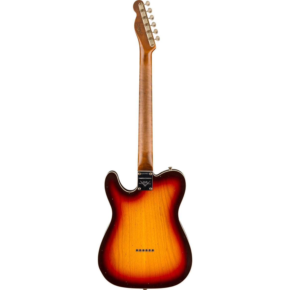 FENDER Custom Shop Limited Edition Hotshot Tele Journeyman Relic, 3A Rosewood Fingerboard, Chocolate 3-Color Sunburst
