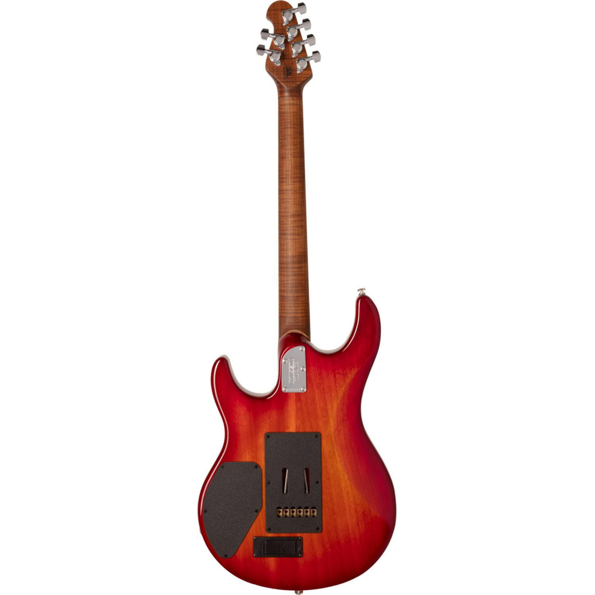 Ernie Ball Music Man Luke III HSS Maple Top, Cherry Burst Quilt