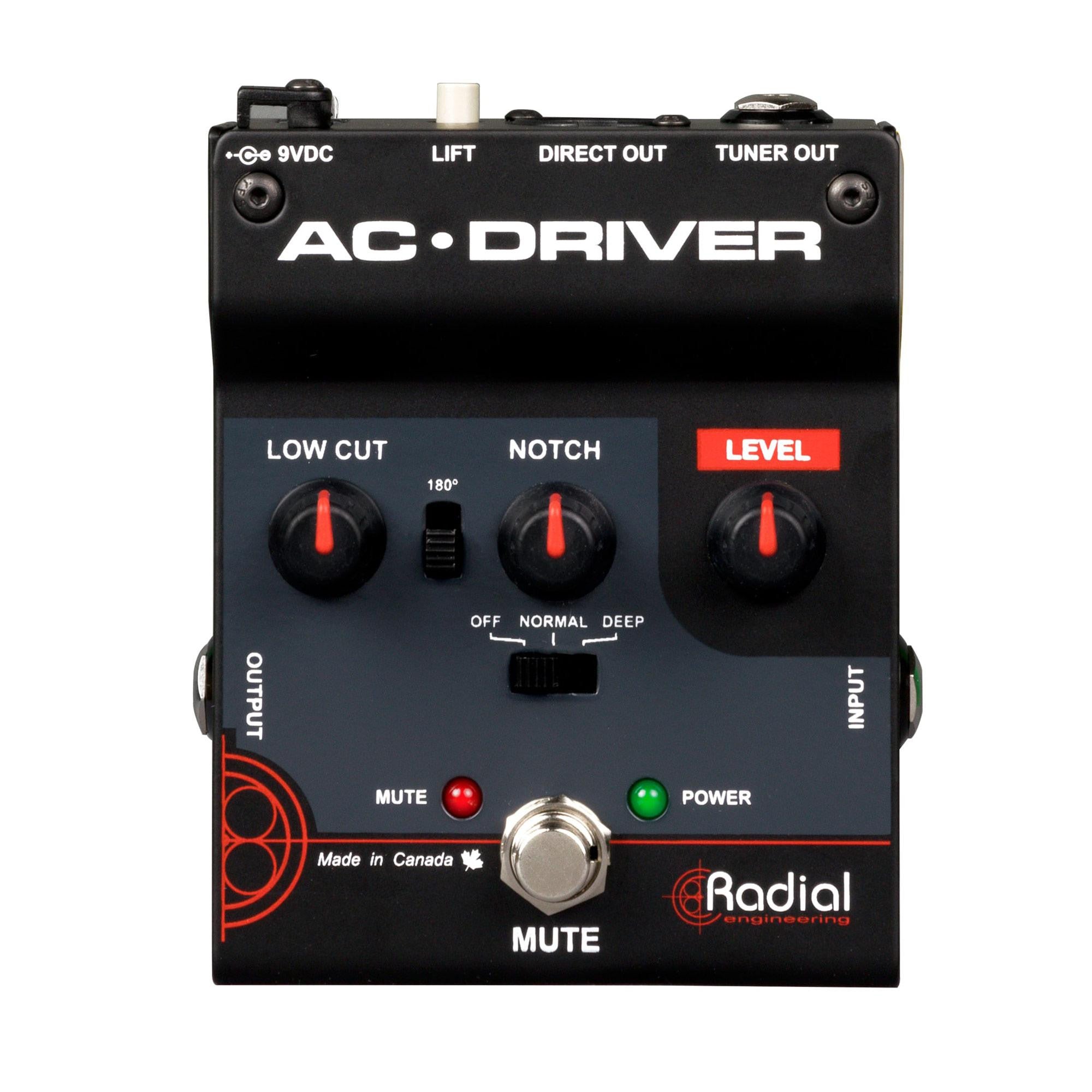 RADIAL AC-Driver Compact Acoustic Preamp