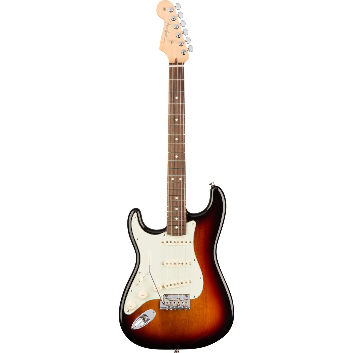 Fender American Pro Stratocaster Left-Hand, Rosewood Fingerboard = 3-Color Sunburst