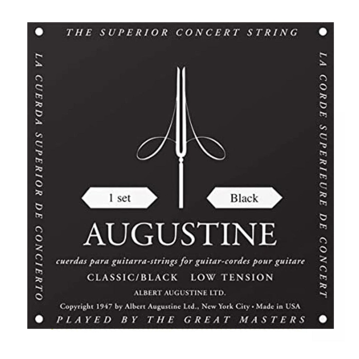 Augustine Classic Black Classical Guitar Strings