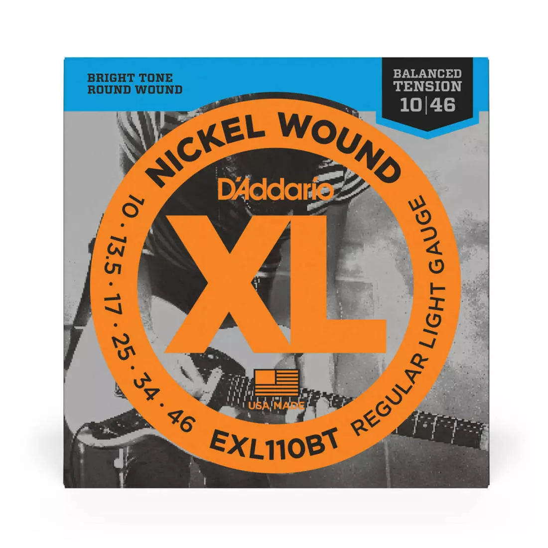 D'Addario EXL110BT - Nickel Wound Balanced Tension Electric Guitar Strings - 10 to 46