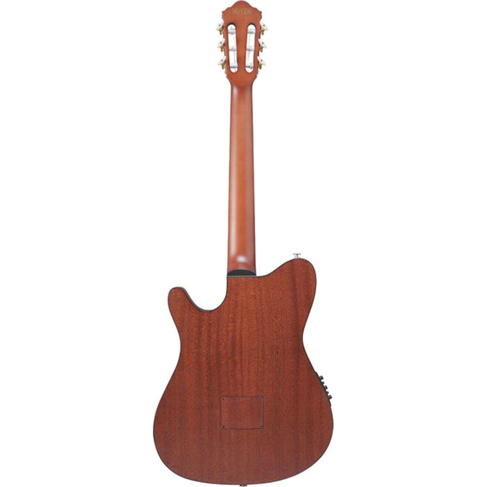 IBANEZ FRH10NBSF Thinline Nylon 6 String Acoustic Electric Guitar, Brown Sunburst Flat