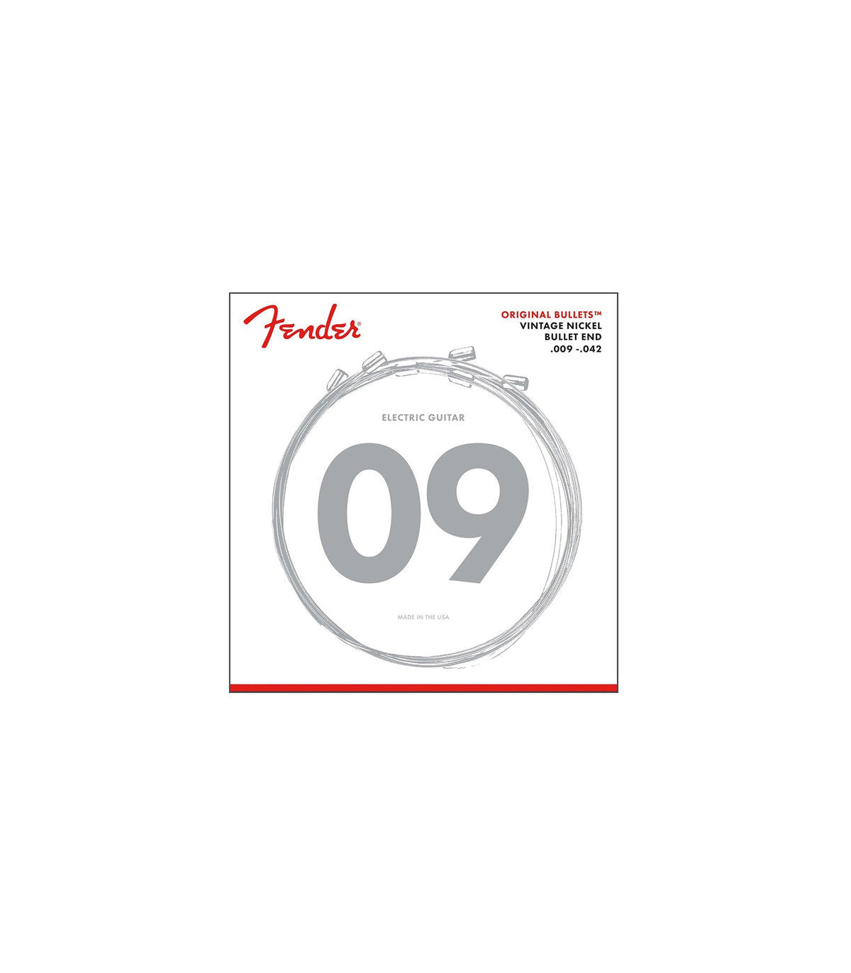 Fender 3150L Original Bullets Guitar Strings Light Gauge (9-42)