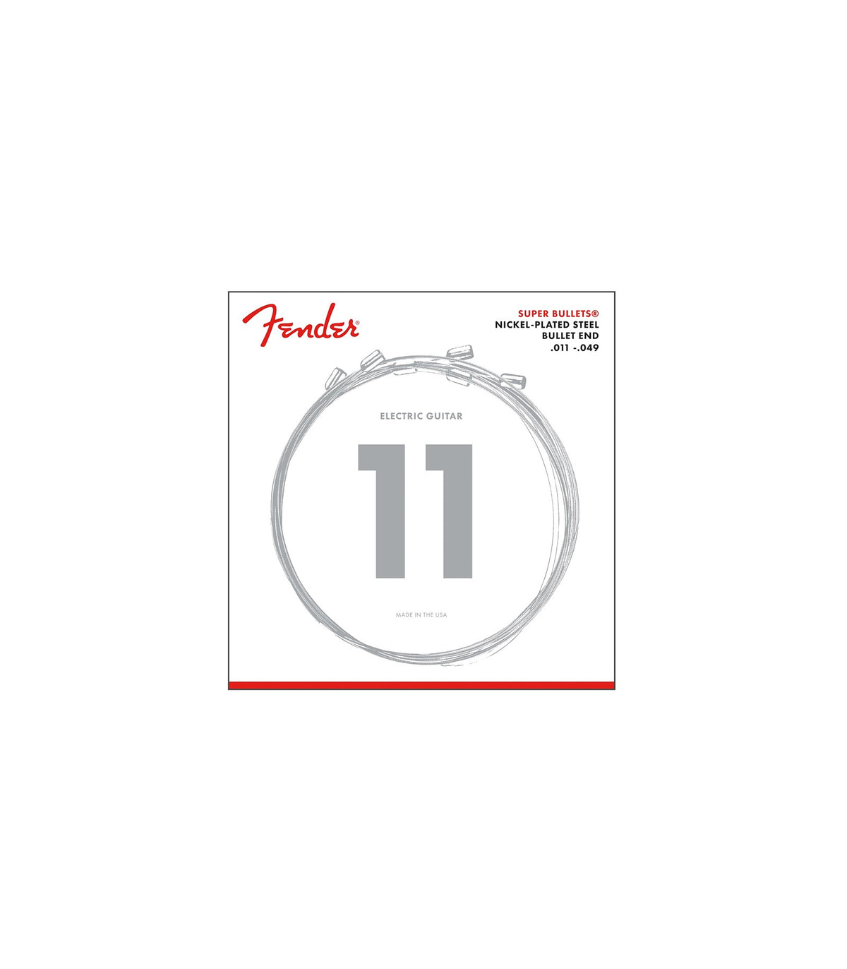 Fender 3250M Super Bullets Guitar Strings Medium Gauge (11-49)