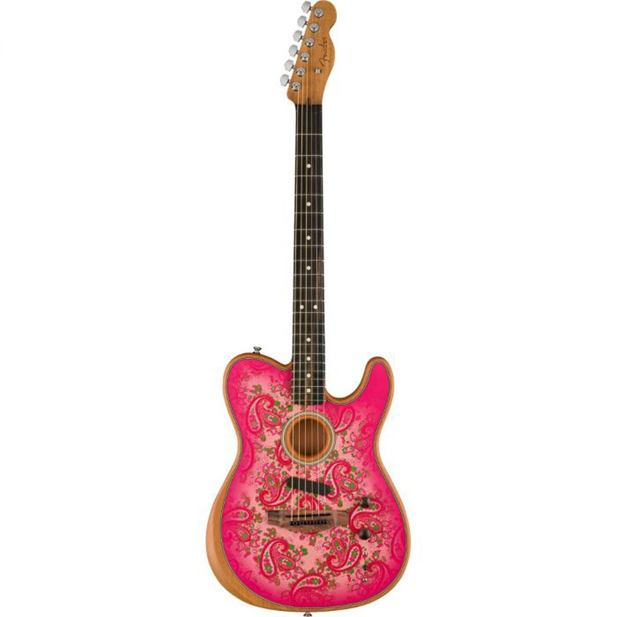 Fender Limited Edition Telecaster Acoustasonic - Pink Paisley