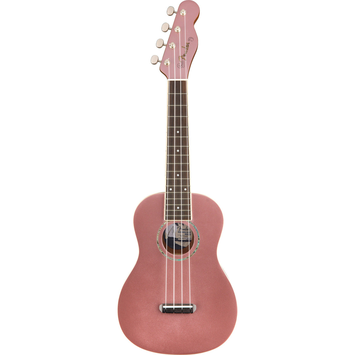 Fender Zuma Concert Ukulele, Walnut Fingerboard, Burgundy Mist