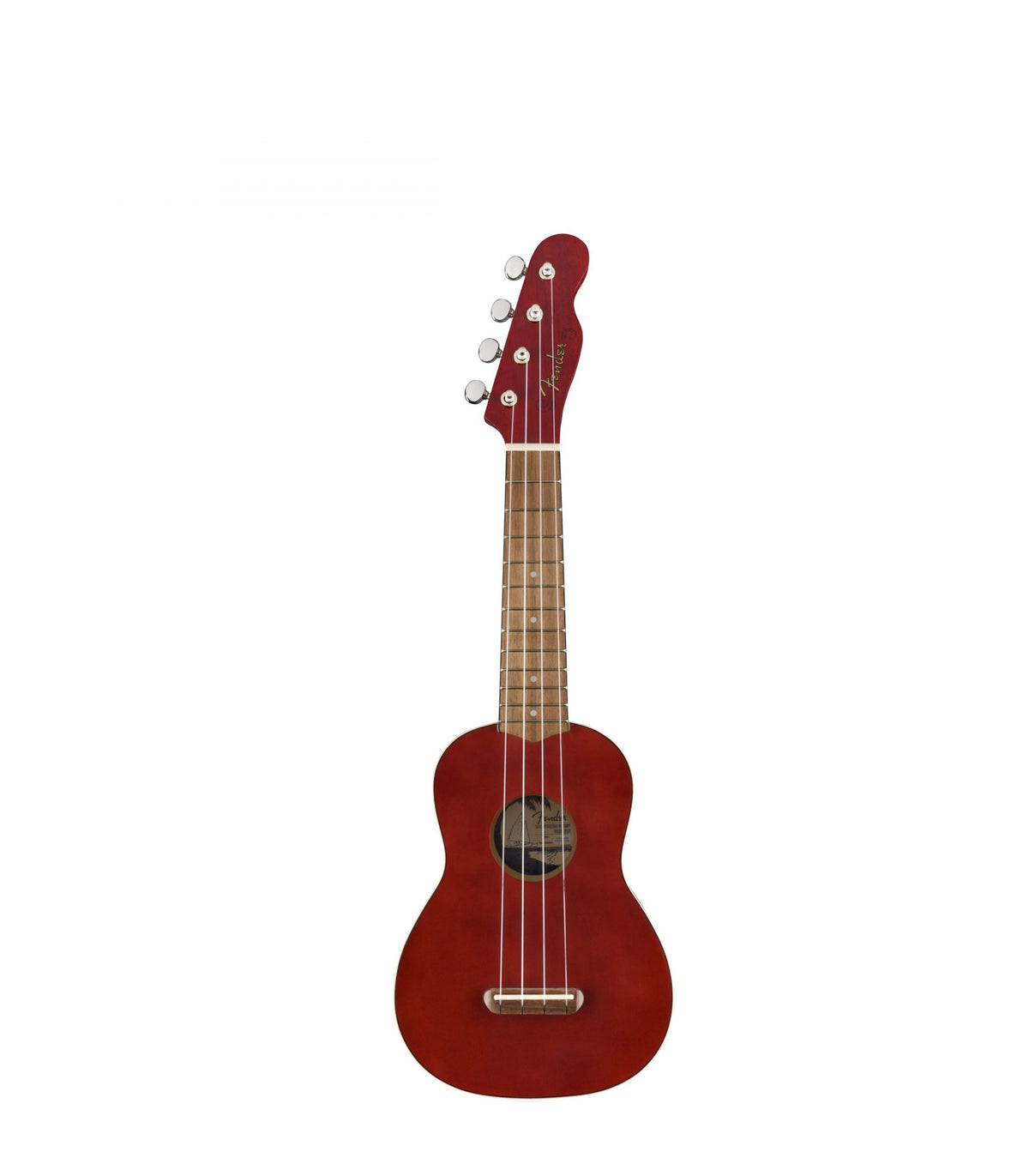 Fender Venice Soprano Ukulele Cerise