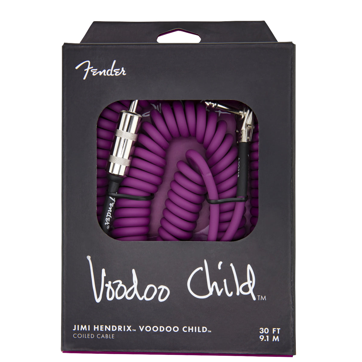 Fender Jimi Hendrix™ Voodoo Child™ Cables, 30' - Purple