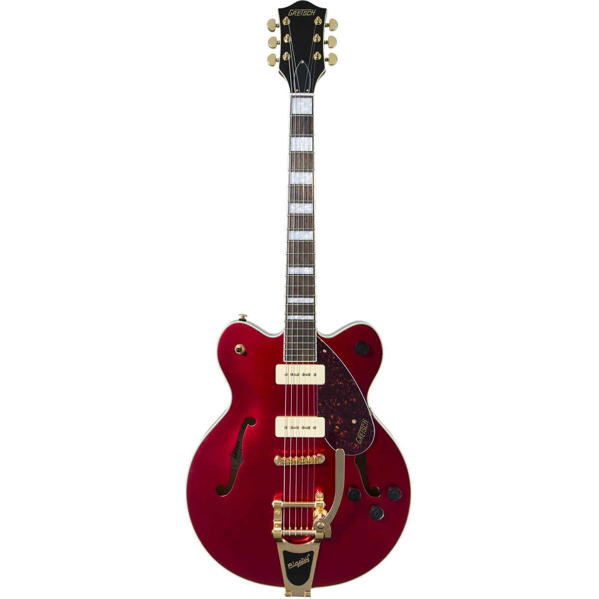 Gretsch G2622TG-P90 Limited Edition Streamliner Center Block P90 with Bigsby and Gold Hardware, Laurel Fingerboard - Candy Apple Red
