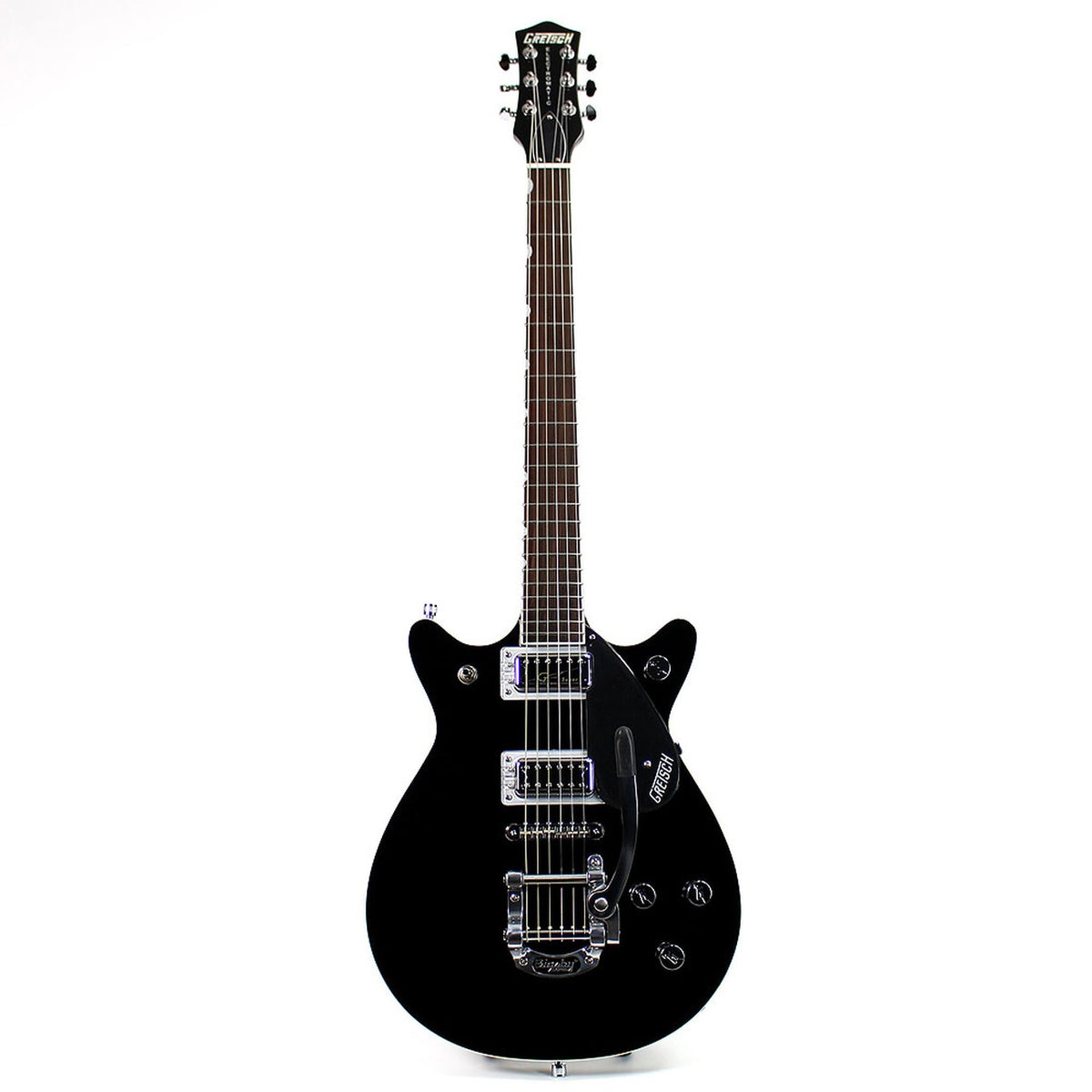 GRETSCH G5655T-CB ELECTROMATIC DOUBLE JET CENTER-BLOCK BLACK SEMI HOLLOW
