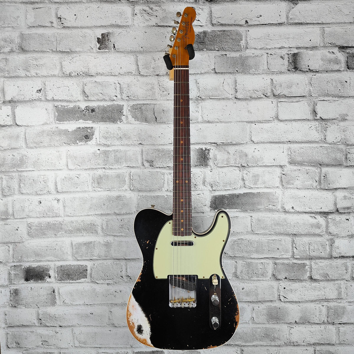 FENDER Custom Shop 1960 Telecaster Custom Heavy Relic, 3A Rosewood Fingerboard, Aged Black