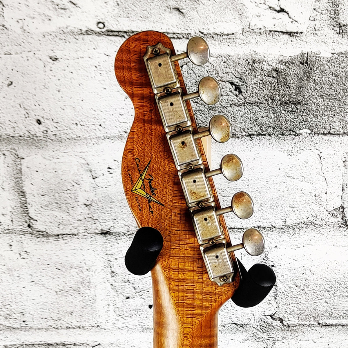 Fender Custom Shop S20 1955 Limited Edition Telecaster Journeyman Relic, Roasted Flame Maple Fingerboard – Aged White Blonde