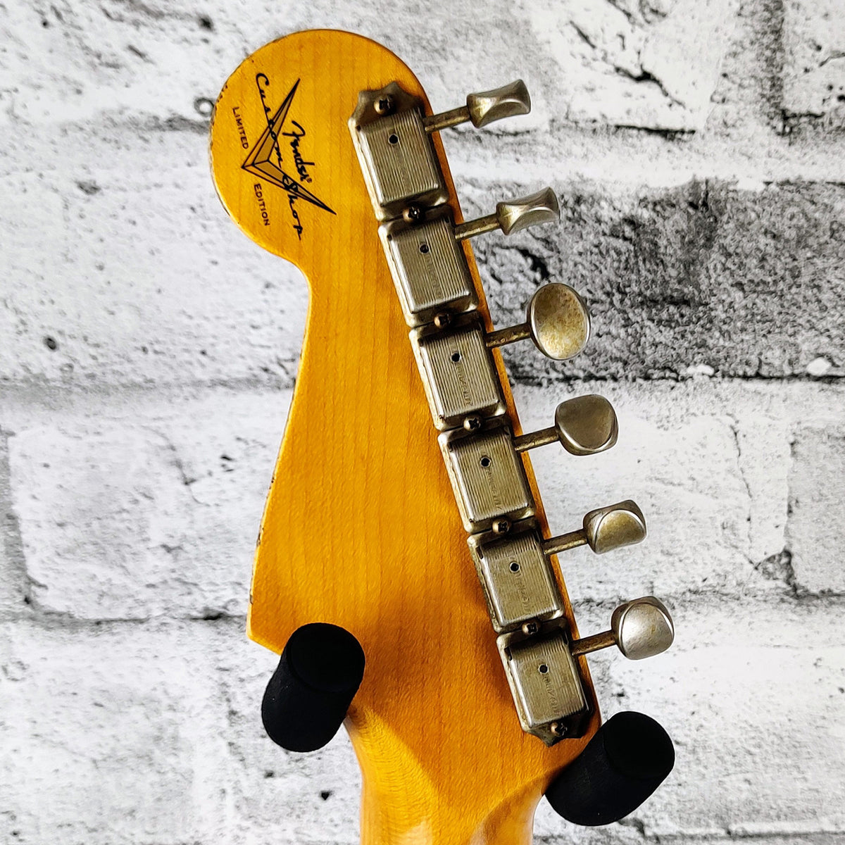Fender Custom Shop Limited Edition 1956 Stratocaster, Heavy Relic Aged, Vintage White over 2-Tone Sunburst