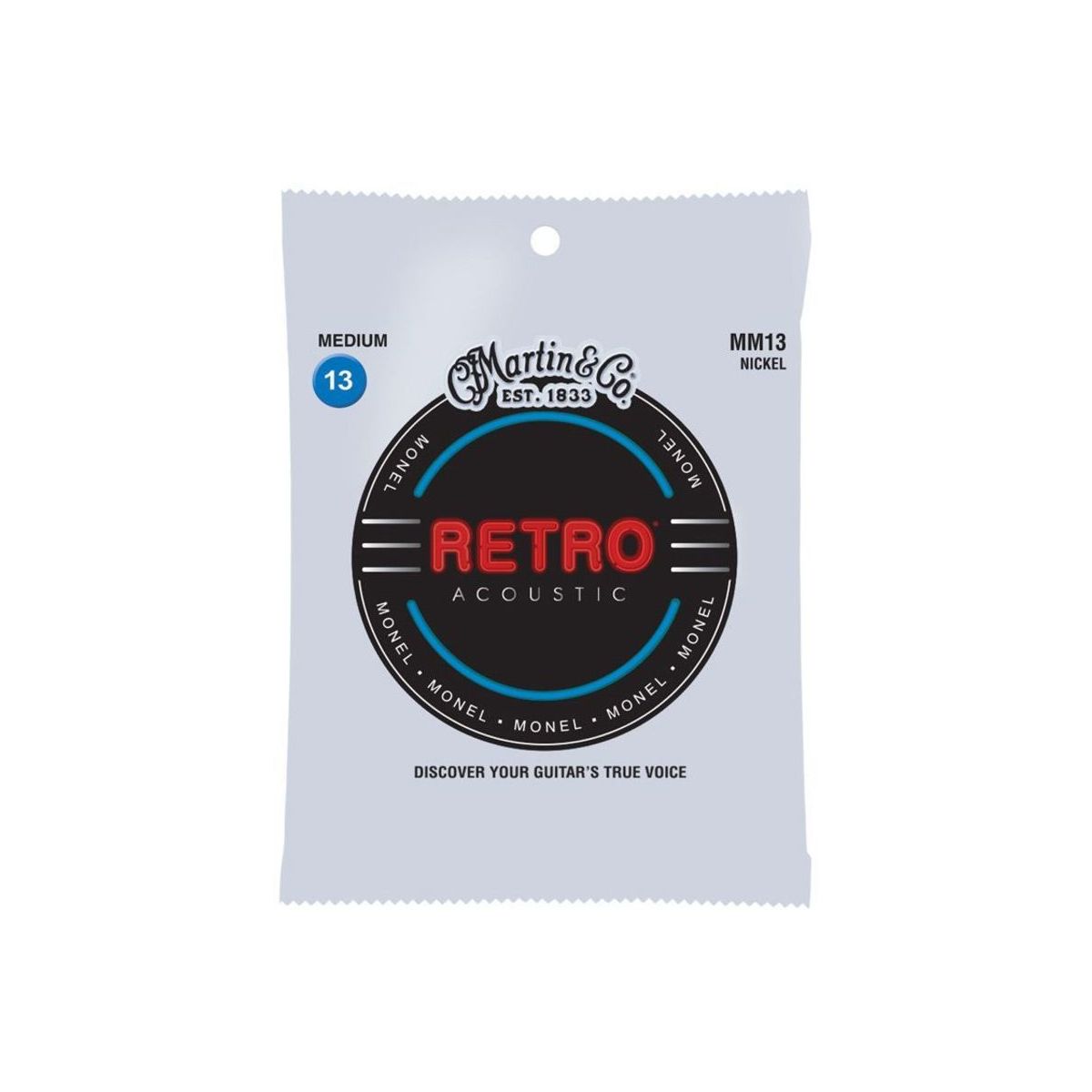 Martin MM13 Retro Monel Medium String Set 13-56