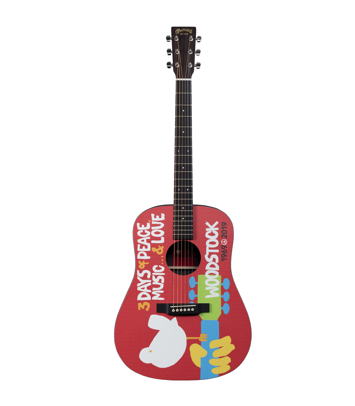 Martin DX Woodstock 50th Anniversary Guitar