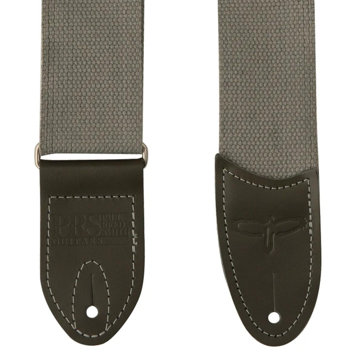 PRS Paul Reed Smith 2" Deluxe Cotton Guitar Strap, 36"-60" Long, Gray