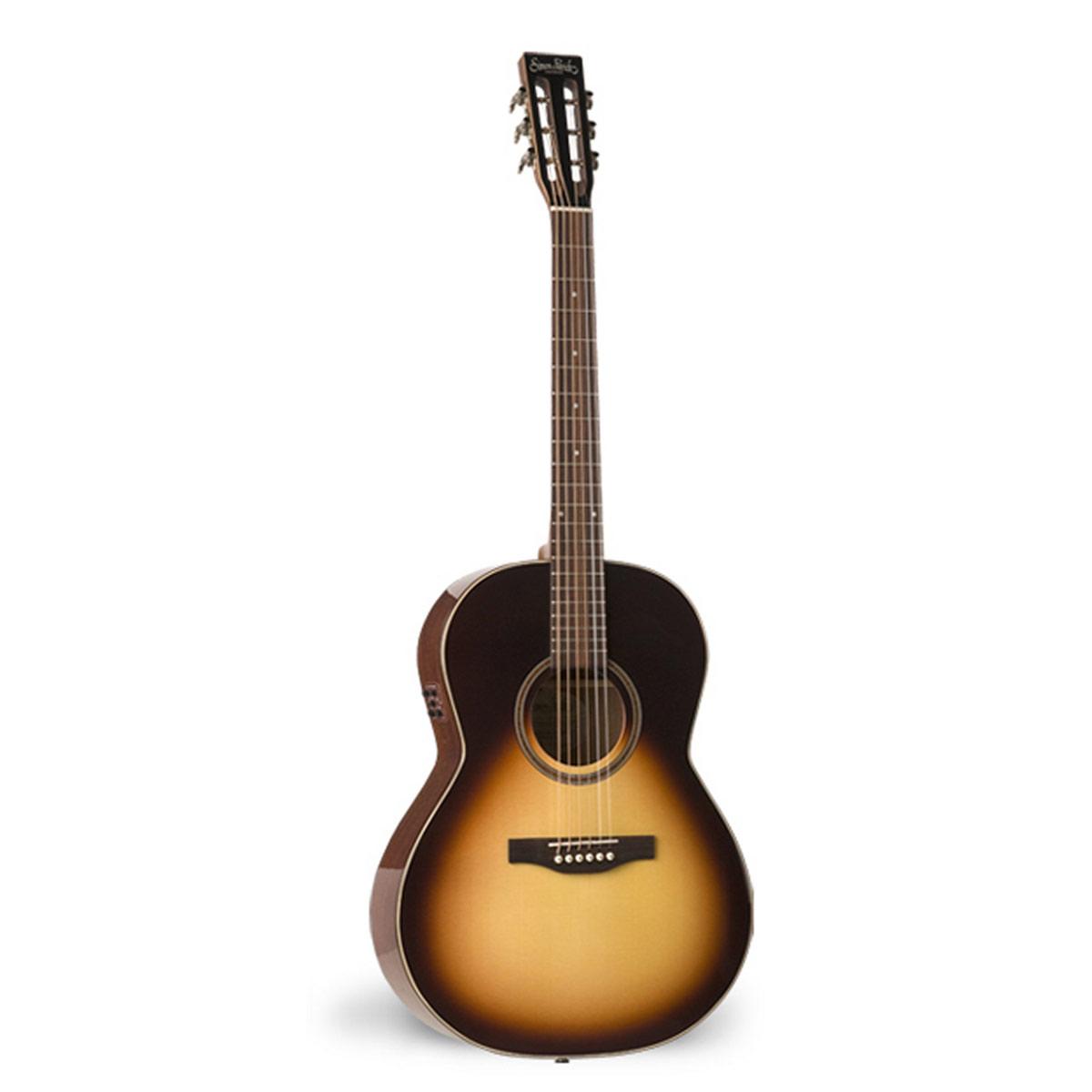 Simon & Patrick 034581 Woodland Pro Folk HG A3T 6 String RH Acoustic Electric Guitar - Sunburst